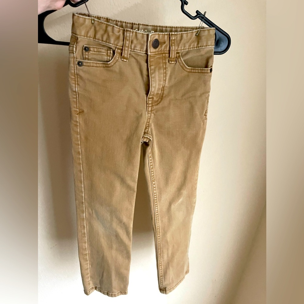 CAT AND JACK - TARGET NB Boys Khakis - Size 6